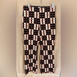 Maeve Multicolor Geometric knit pants